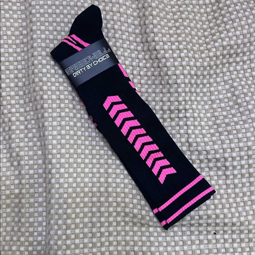 Breedwell Daycrawler Black & Pink Socks